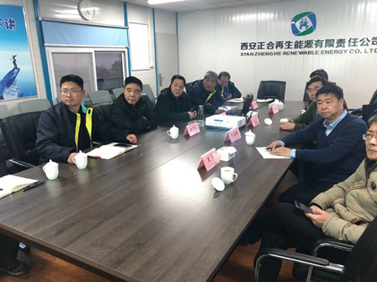 集團領導會同航天六院、航天六院十一所（京）調研灞橋生活垃圾無害化處理項目